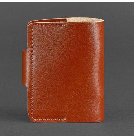 Кожаная визитница 7.1 (светло-коричневый)