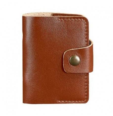 Кожаная визитница 7.1 (светло-коричневый)