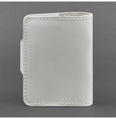 Кожаная визитница 7.1 (белая)