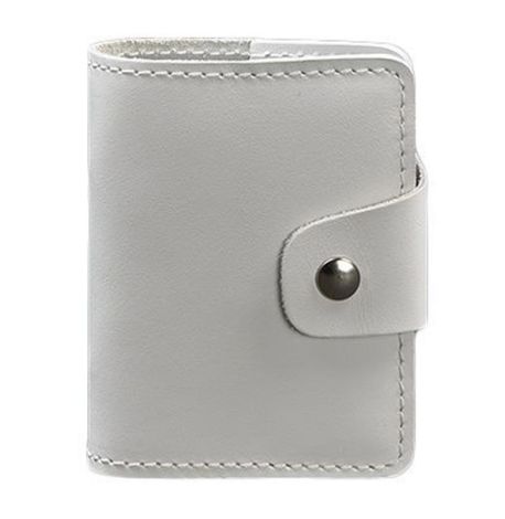Кожаная визитница 7.1 (белая)