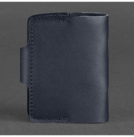 Кожаная визитница 7.1 (темно-синий)