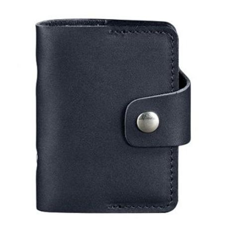Кожаная визитница 7.1 (темно-синий)
