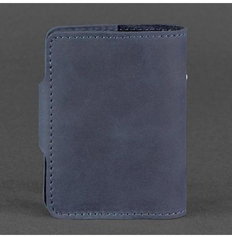 Шкіряна візитниця 7.1 (синій)