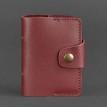 Кожаная визитница 7.1 (бордовый)