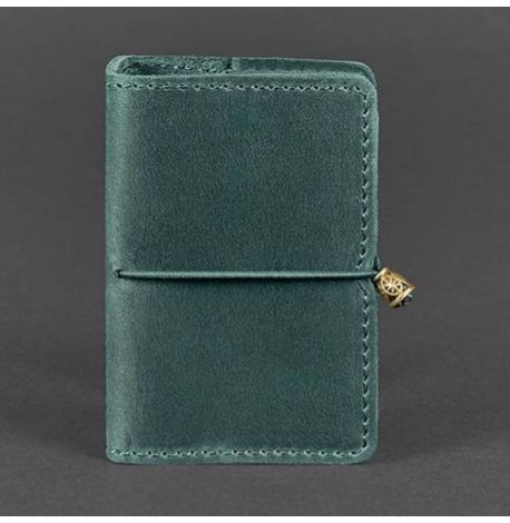 Шкіряна візитниця 7.0 "Смарагд" (зелений)