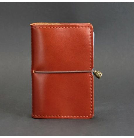 Шкіряна візитниця 7.0 "Коньяк"