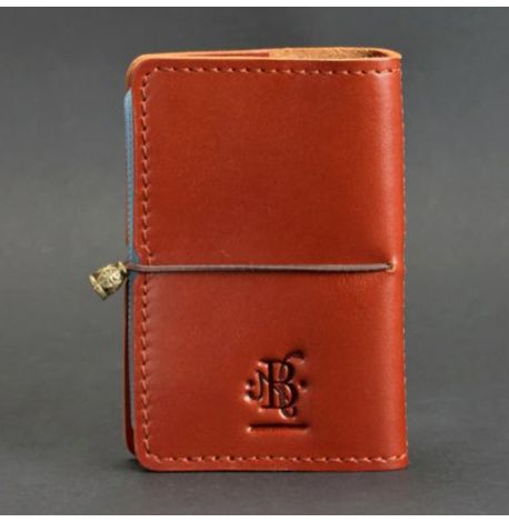 Шкіряна візитниця 7.0 "Коньяк"