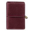 Шкіряна візитниця 7.0 (бордова) шкіра Crazy Horse