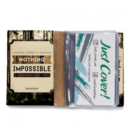 Визитница "Надпись"