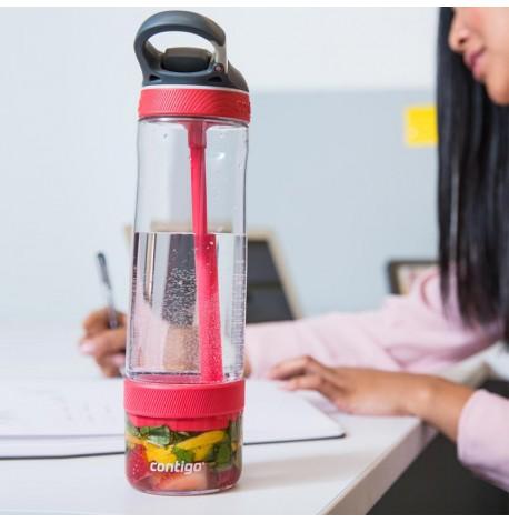 Пляшка для води з відсіком для фруктів Contigo Ashland Infuser Watermelon (770 мл)
