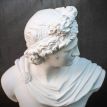 Гипсовый бюст Аполлона (белый), 31 см