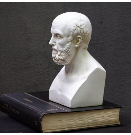 Гіпсовий бюст Арістотеля (білий), 19 см