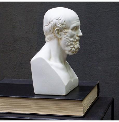 Гіпсовий бюст Арістотеля (білий), 19 см