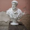 Гипсовый бюст Марка Аврелия (белый), 24,5 см