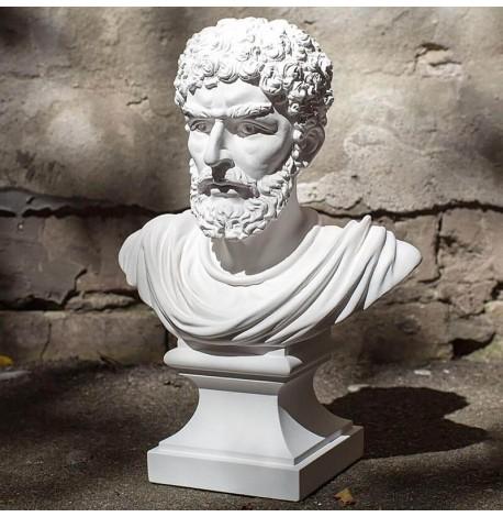 Гипсовый античный бюст (белый), 31 см