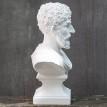 Гипсовый античный бюст (белый), 31 см