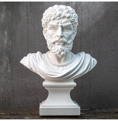 Гипсовый античный бюст (белый), 31 см