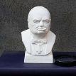 Гипсовый бюст Черчилля (белый), 13,5 см