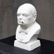Гипсовый бюст Черчилля (белый), 13,5 см
