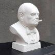 Гипсовый бюст Черчилля (белый), 13,5 см