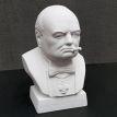 Гипсовый бюст Черчилля (белый), 13,5 см