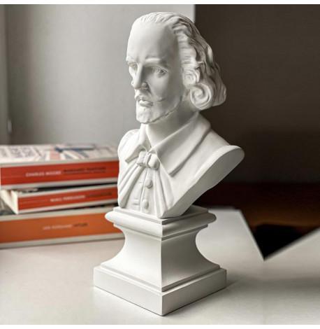 Гіпсовий бюст Шекспіра (білий), 31 см