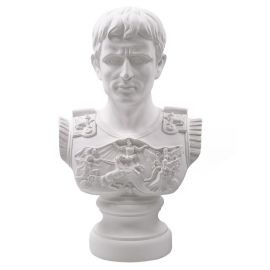 Гіпсовий бюст Цезаря (білий), 40 см