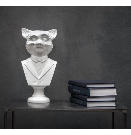 Гіпсовий бюст "Фантастичний Лис" (білий), 35 см