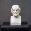 Гипсовый бюст Гомера (белый), 19 см