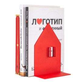 Держатель для книг «Домик с окном» (красный)