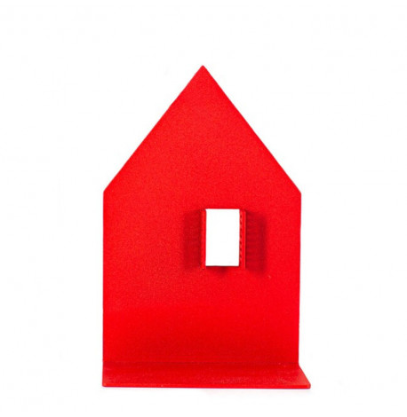 Держатель для книг «Домик с окном» (красный)