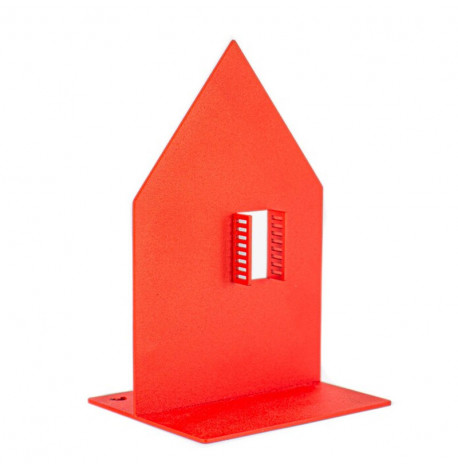 Держатель для книг «Домик с окном» (красный)