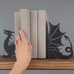 Упори для книг Glozis Dragon (чорні)
