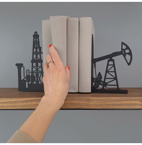 Упоры для книг Glozis Factory (черные)