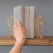 Тримачі для книг Glozis Gatsby (золотисті)