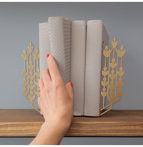 Держатели для книг Glozis Grano (бронза)