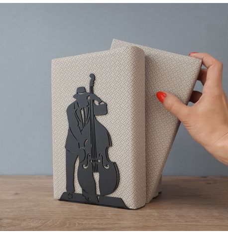 Упор для книг Glozis Jazz (чорний)