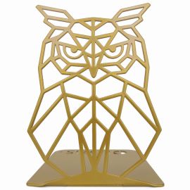 Упор для книг Glozis Owl (золотистий)