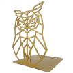 Упор для книг Glozis Owl (золотистый)