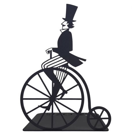 Упор для книг Glozis Retro Bicycle (чорний)