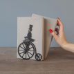 Упор для книг Glozis Retro Bicycle (чорний)