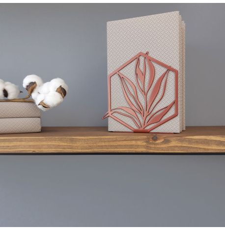 Металевий упор для книг Glozis Terra (мідь)