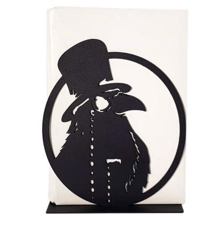 Упор для книг «Ворон в шляпе»