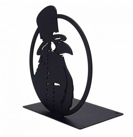 Упор для книг «Ворон в шляпе»