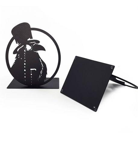 Упор для книг «Ворон в шляпе»