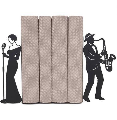 Упоры для книг Glozis Band (черные)