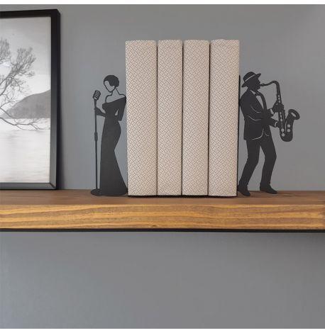 Упоры для книг Glozis Band (черные)