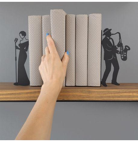 Упоры для книг Glozis Band (черные)