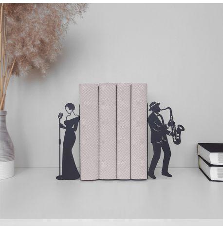 Упоры для книг Glozis Band (черные)