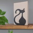 Упор для книг Glozis Black Cat (черный)